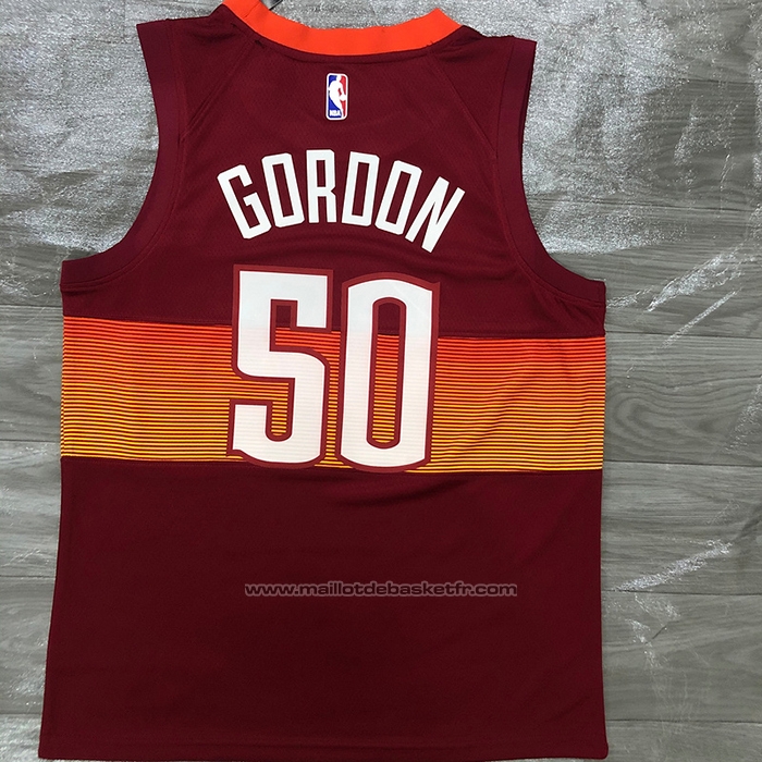 Maillot Denver Nuggets Aaron Gordon #50 Ville 2020-21 Rouge